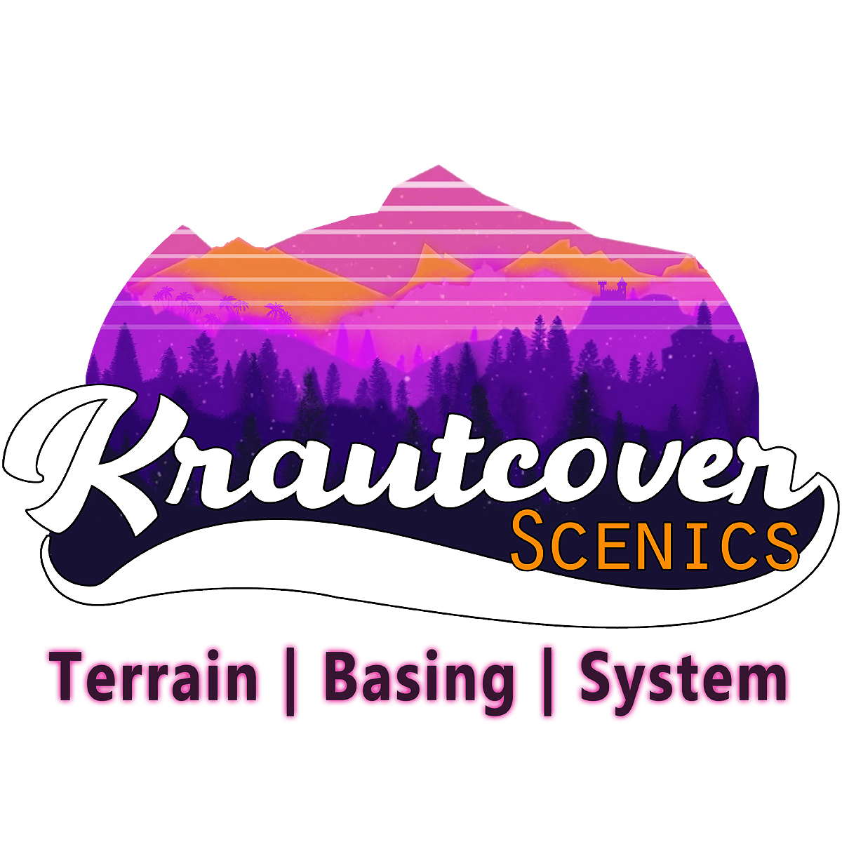 Krautcover Scenics Logo Premium Miniature Basing Materials Brand Graphic