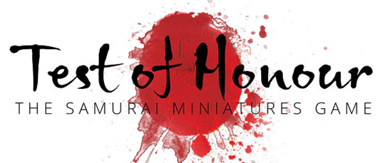 Grey For Now Games Test of Honour logo for samurai skirmish miniatures