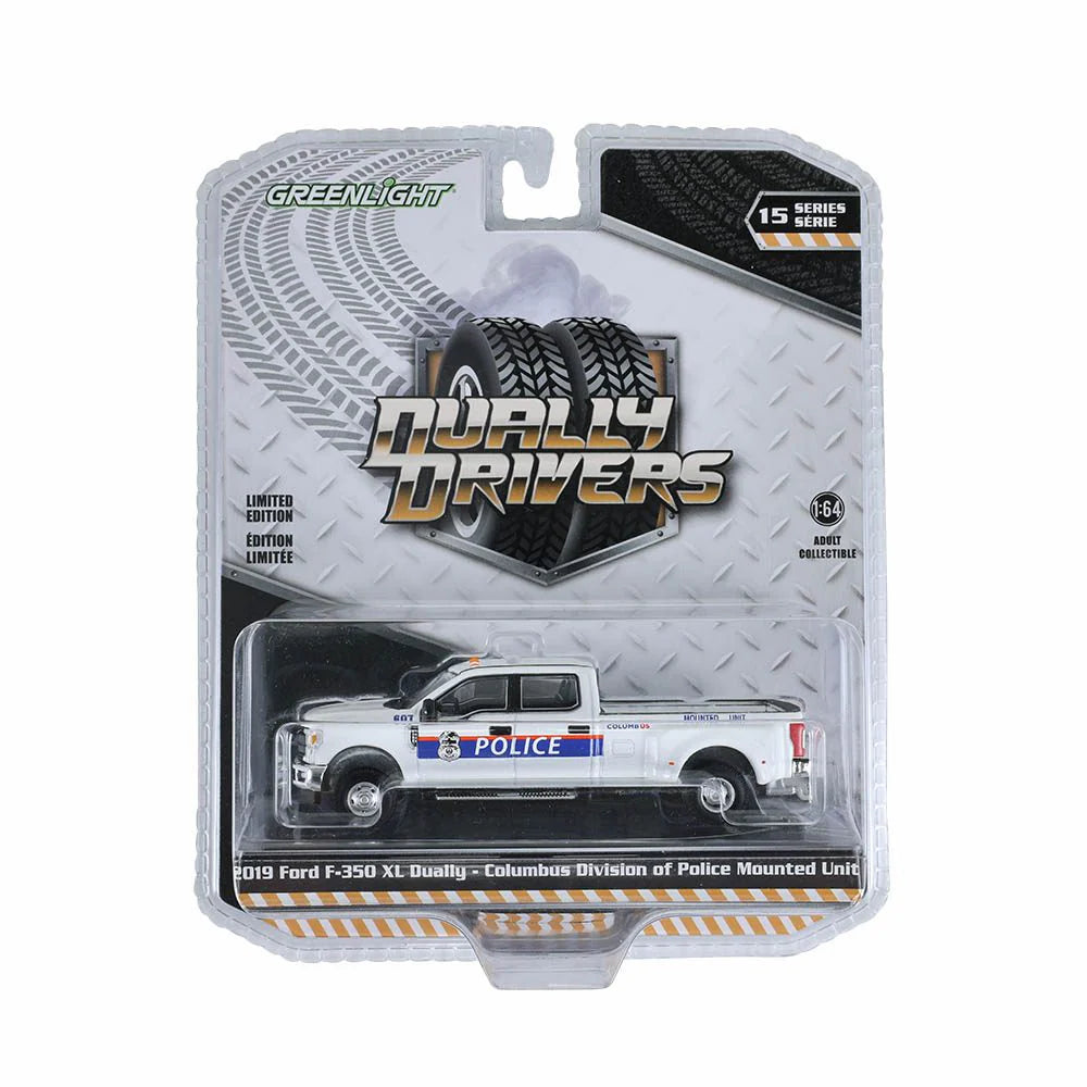 2019 Ford F-350 XL Dually – Columbus Division of Police Mounted Unit 1:64 Scale Diecast Model