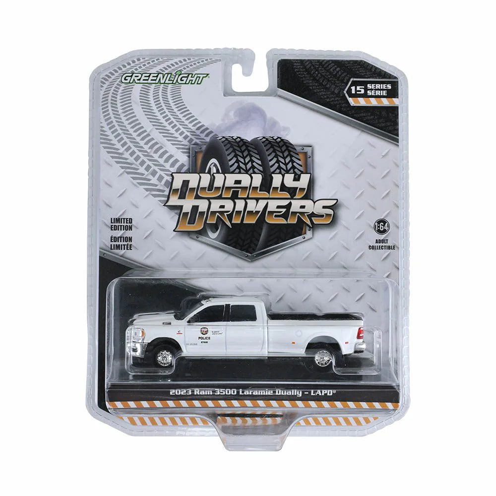 2023 Ram 3500 Laramie Dually – Los Angeles Police Department (LAPD) 1:64 Scale Diecast Model