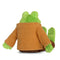 Frog Soft Toy Back View Sitting