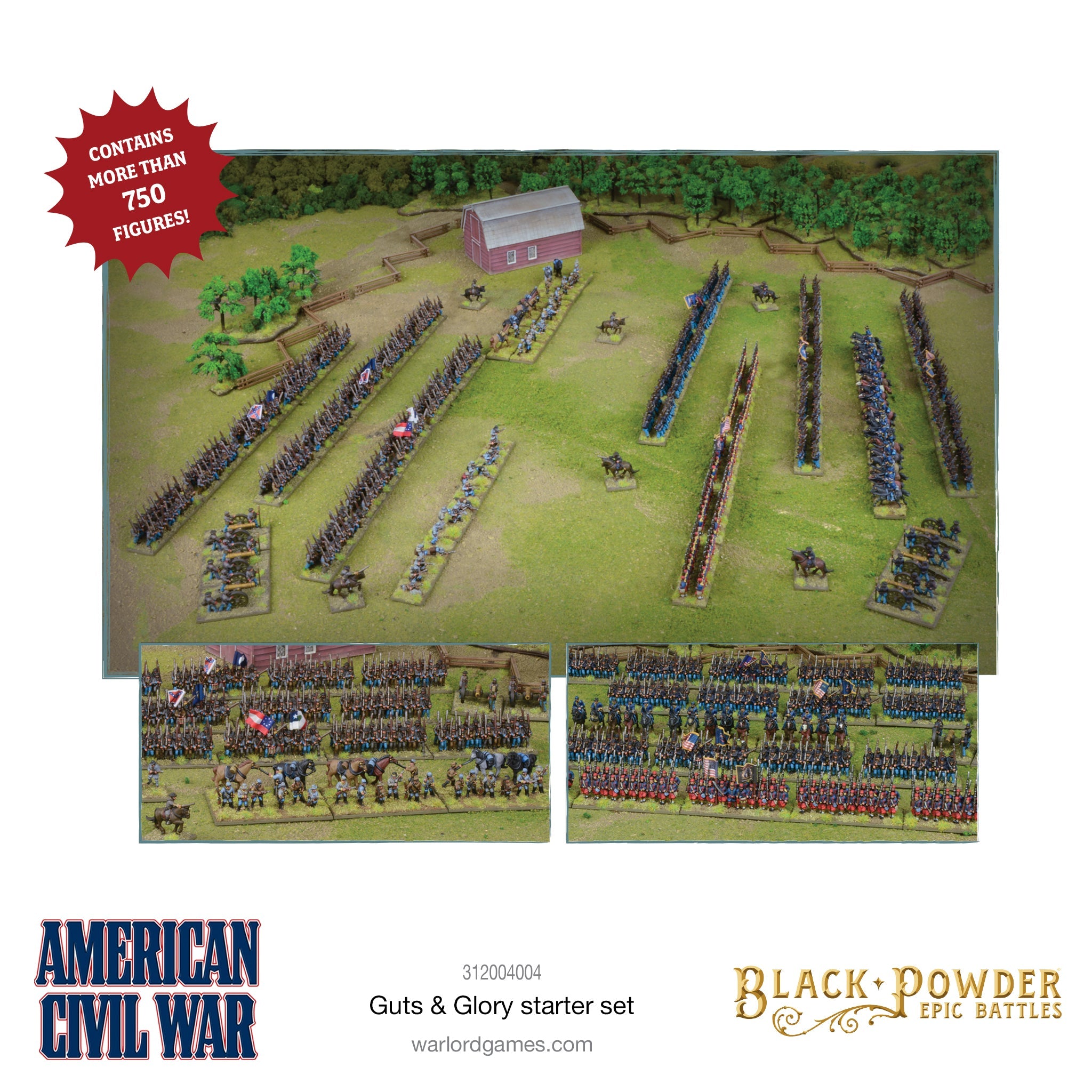 Black Powder Epic Battles American Civil War Guts & Glory Starter Set