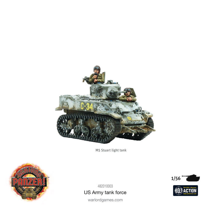 Bolt Action Achtung Panzer! US Army Tank Force M5 Stuart