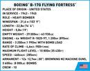 Boeing B-17G Flying Fortress 1/48 Scale 1210 Piece Block Kit Technical Info
