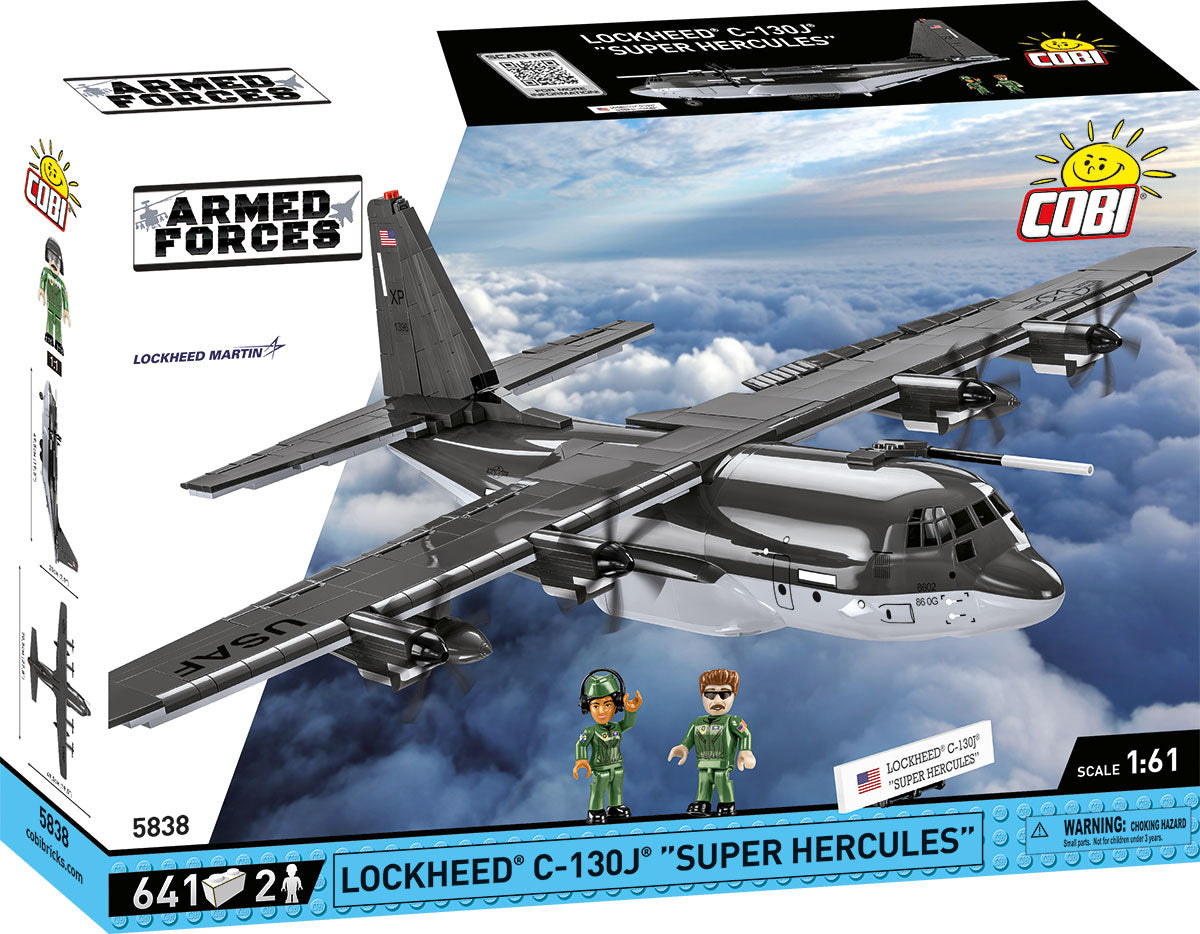 Lockheed Martin C-130J Super Hercules, 1/61 Scale 641 Piece Block Kit