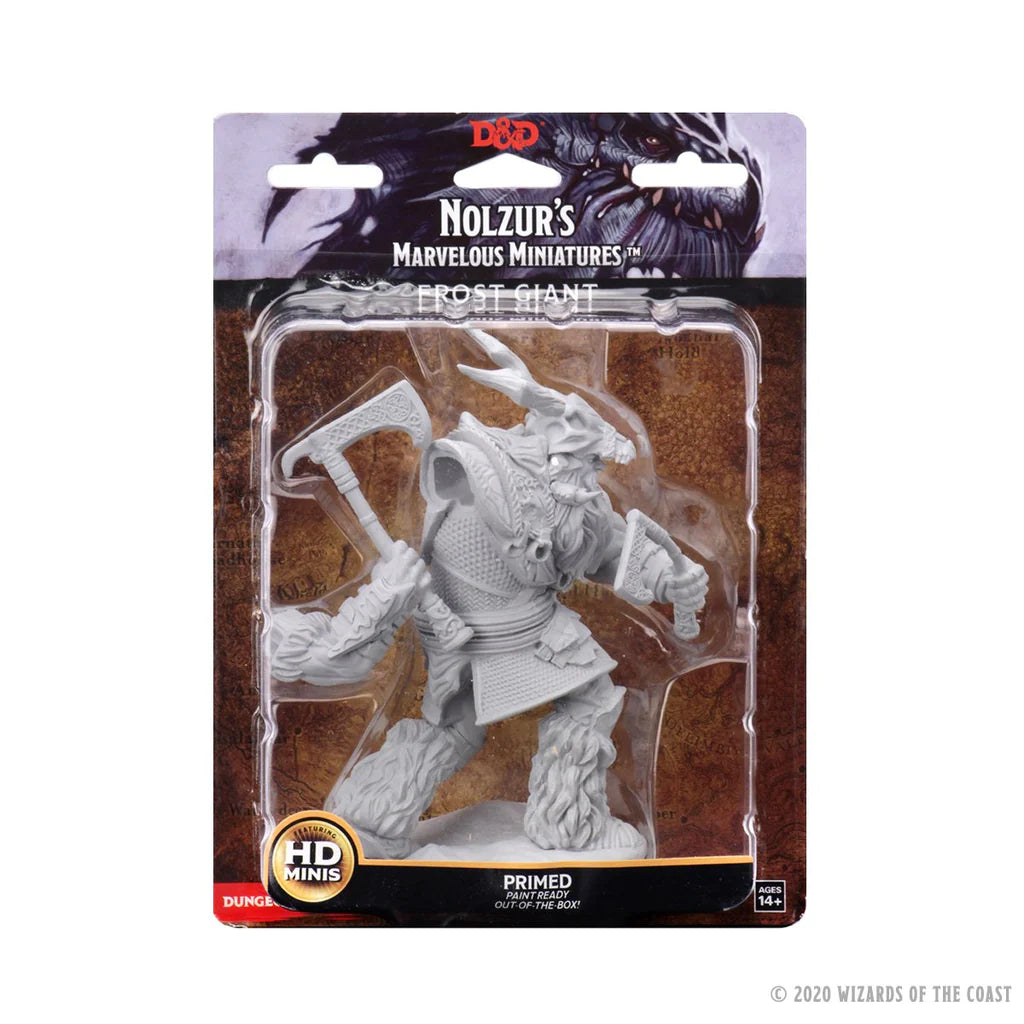 D&D Nolzur’s Marvelous Unpainted Miniatures: Frost Giant Male Packaging