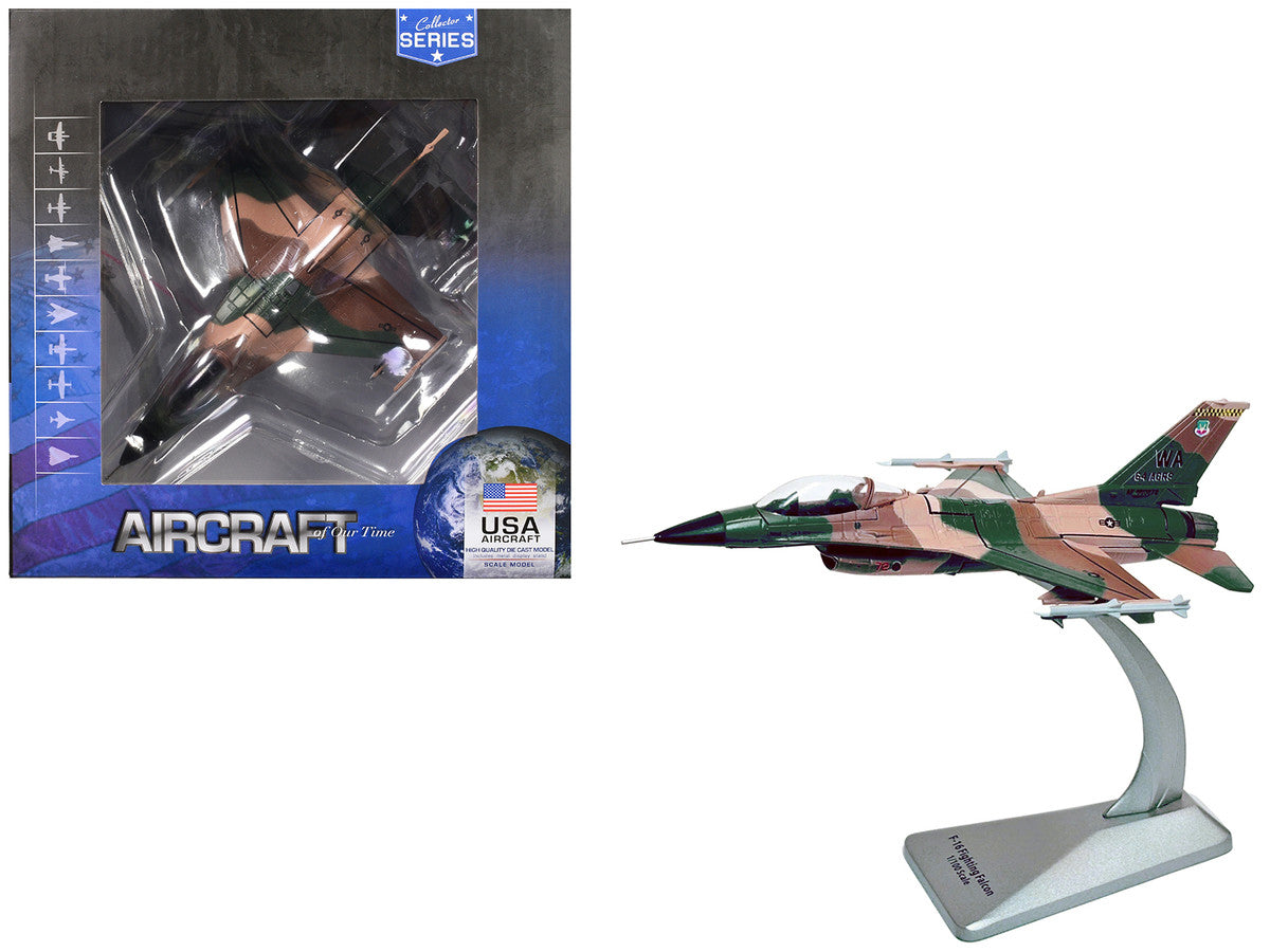Air Force 1 Lockheed Martin (General Dynamics) F-16C Fighting Falcon (Block 32) 64th AGRS 2007 – 1:100 Scale Diecast Model Box