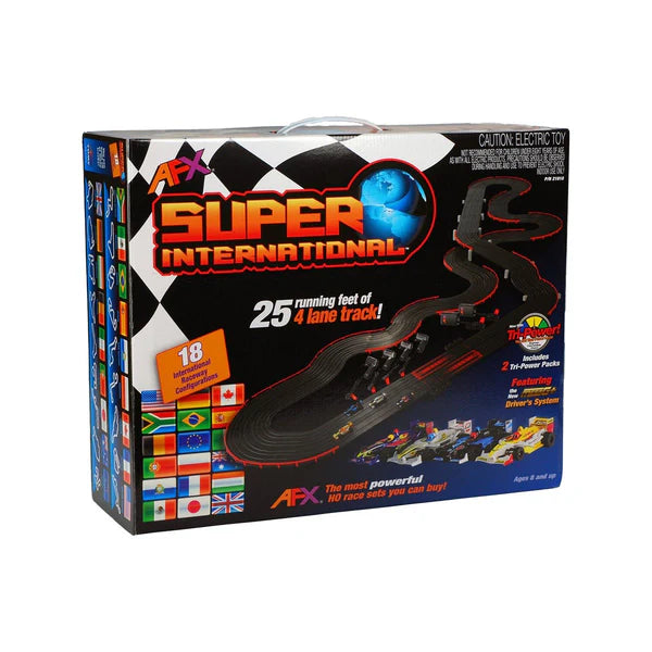 AFX Racing Super International HO Slot Car Set