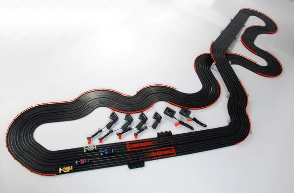 AFX Racing Super International HO Slot Car Set Sample Track Layout