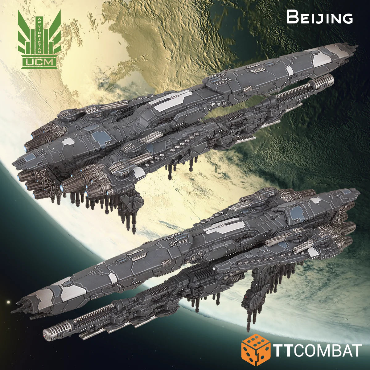 Dropfleet Commander UCM Battleship Beijing Configuration