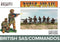 British SAS/Commandos, 28 mm Scale Model Plastic Figures