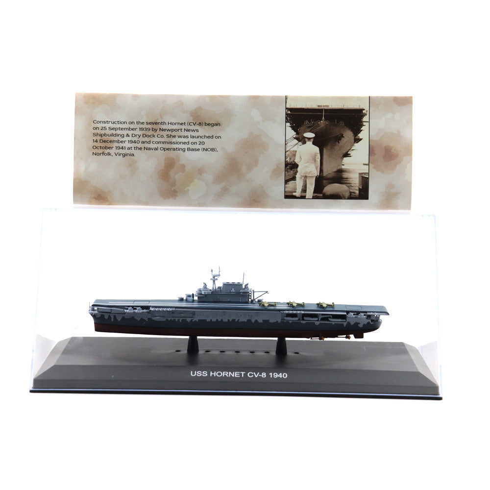 USS Hornet CV-8 1940, 1/1250 Scale Model Historical