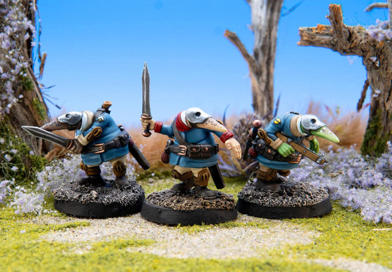 This Quar’s War Coftyran Trench Raiders, 28 mm Scale Model Figures