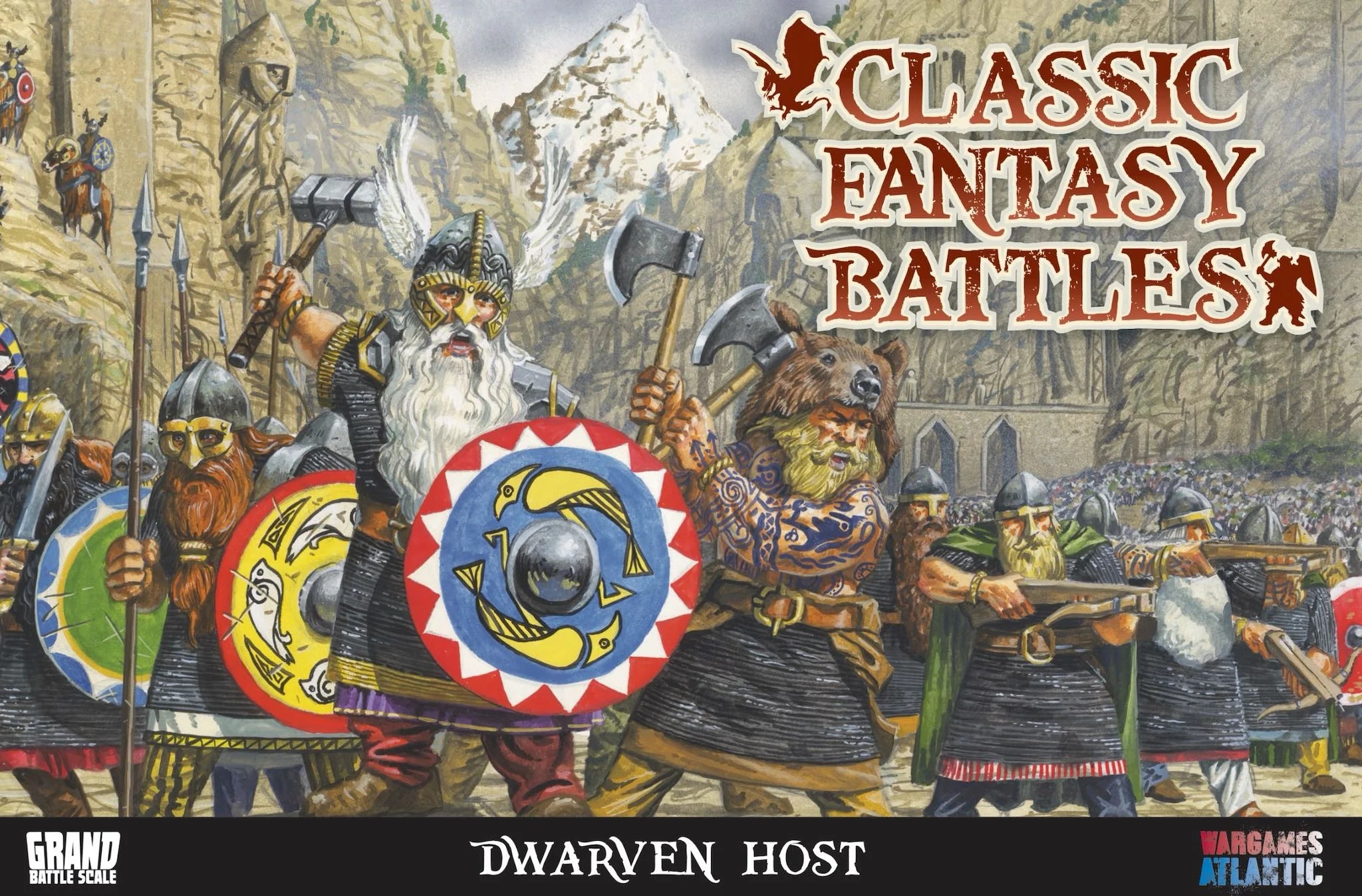 Wargames Atlantic Dwarven Host 10mm Grand Battle Scale box art.