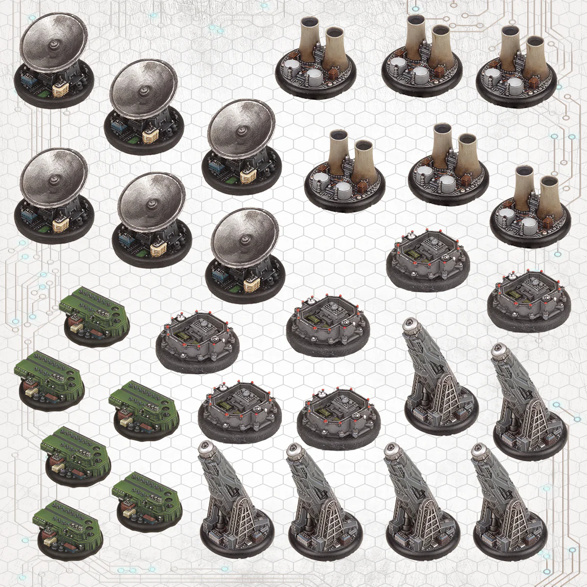 Dropfleet Commander Features Pack Painted Examples