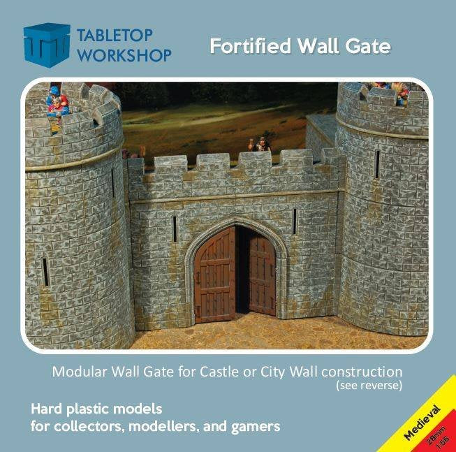 Fortified Wall Gate 28mm Scale