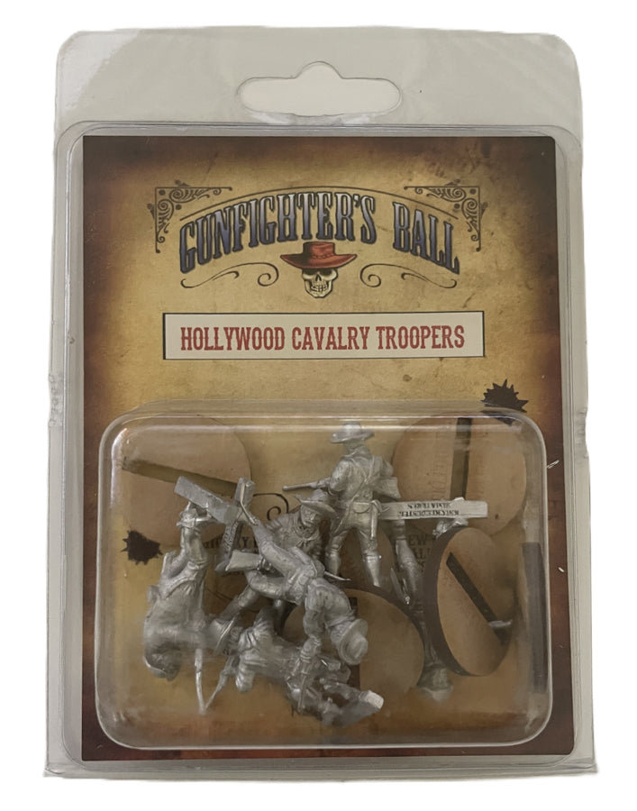 Knuckleduster Miniatures – Gunfighter’s Ball: Hollywood Cavalry Troopers 28mm Scale Faction Pack Packaging
