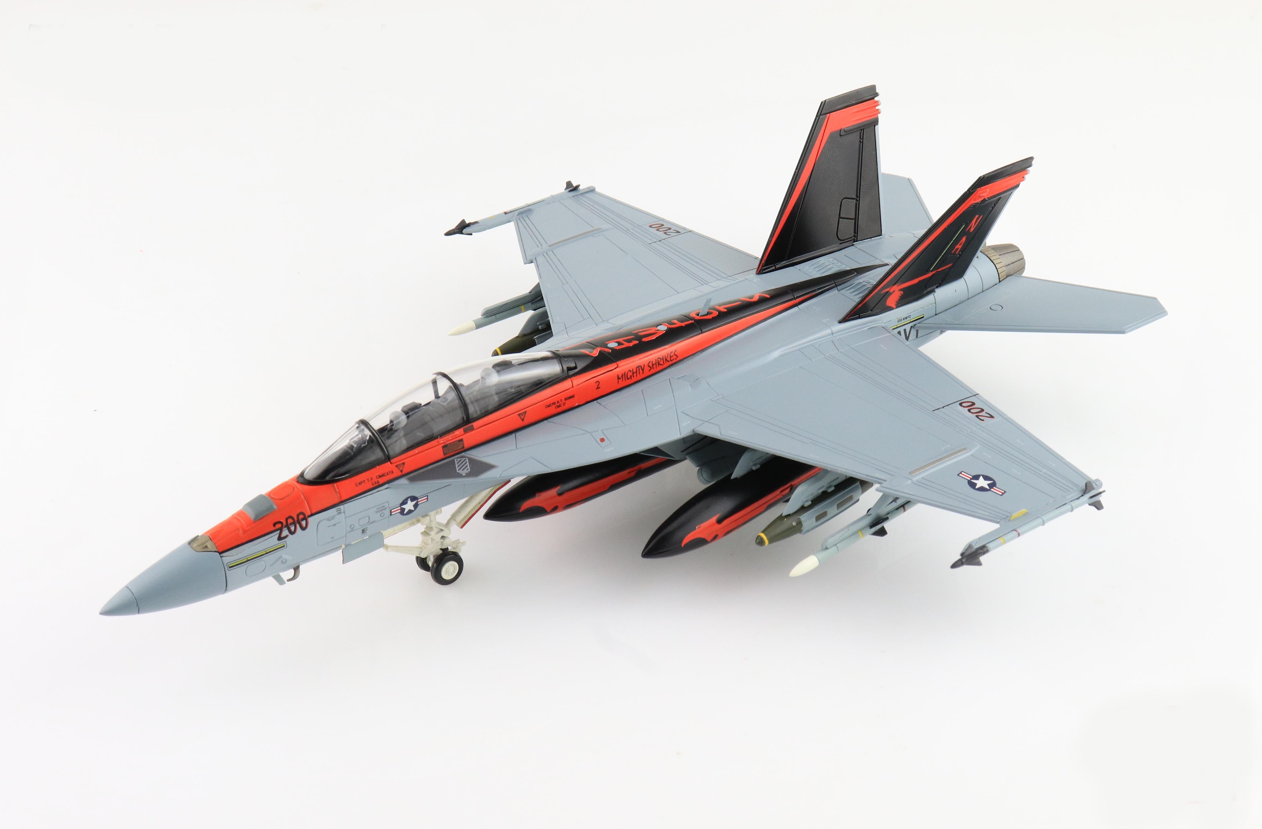 Boeing F/A-18F Super Hornet, VFA-94 “Mighty Strikes”, USS Nimitz (CVN-68) 2021, 1:72 Scale Diecast Model