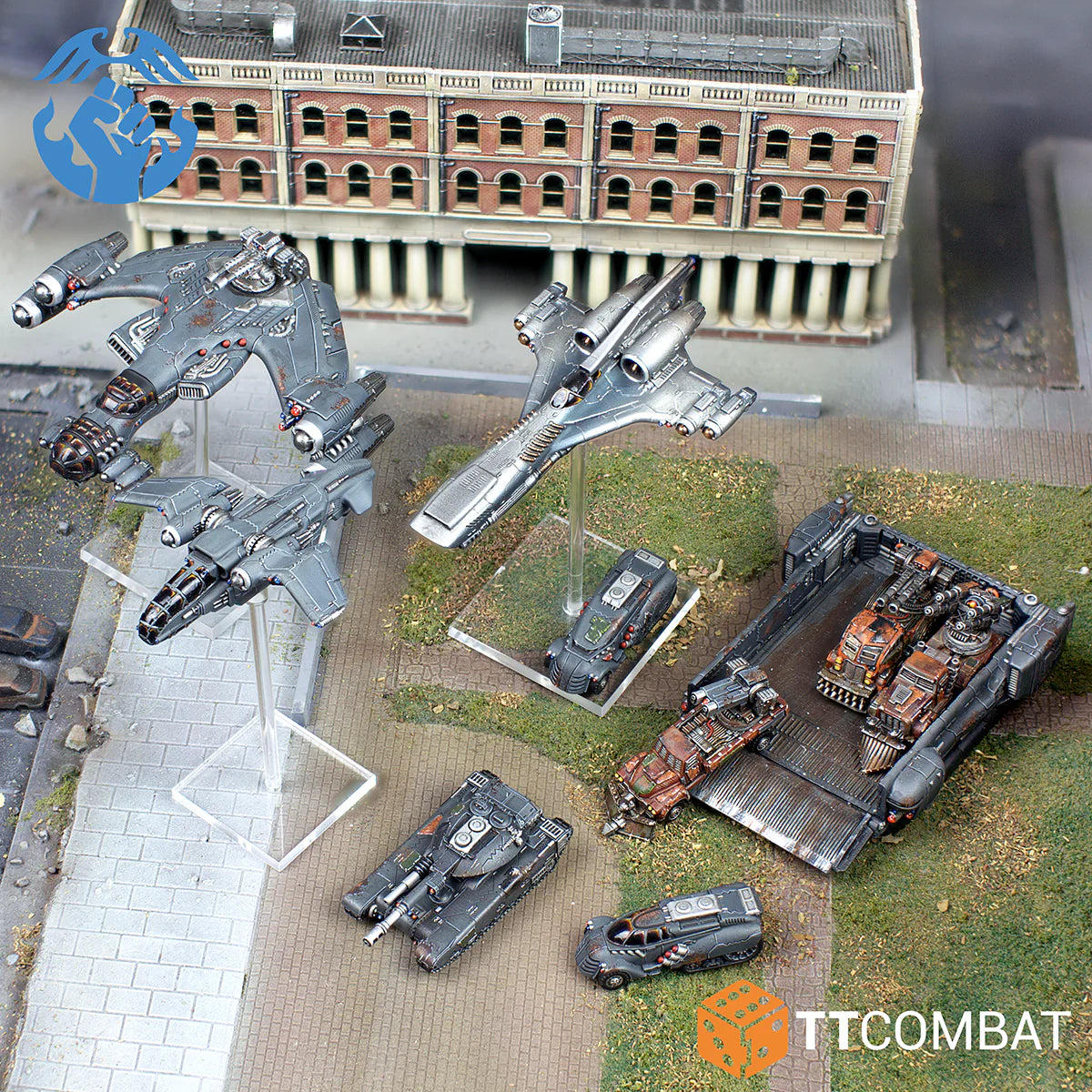 Dropzone Commander Resistance Swifthawk Tilt-Jets Example Game Play