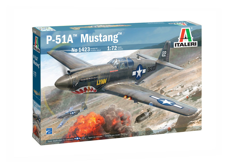 North American P-51A Mustang 1/72 Scale Model Kit