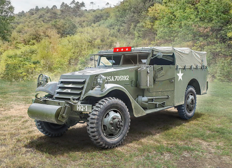 taleri M3A1 Scout Car 1/72 Scale Model Kit Box Art