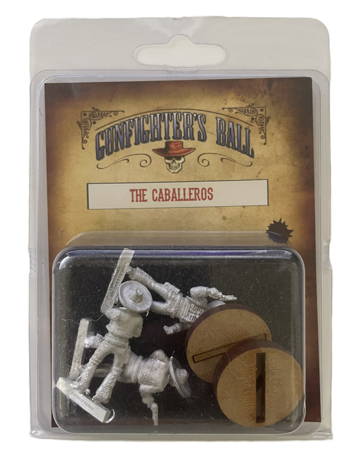 Knuckleduster Miniatures – Gunfighter’s Ball: The Caballeros 28mm Scale Faction Pack Packaging