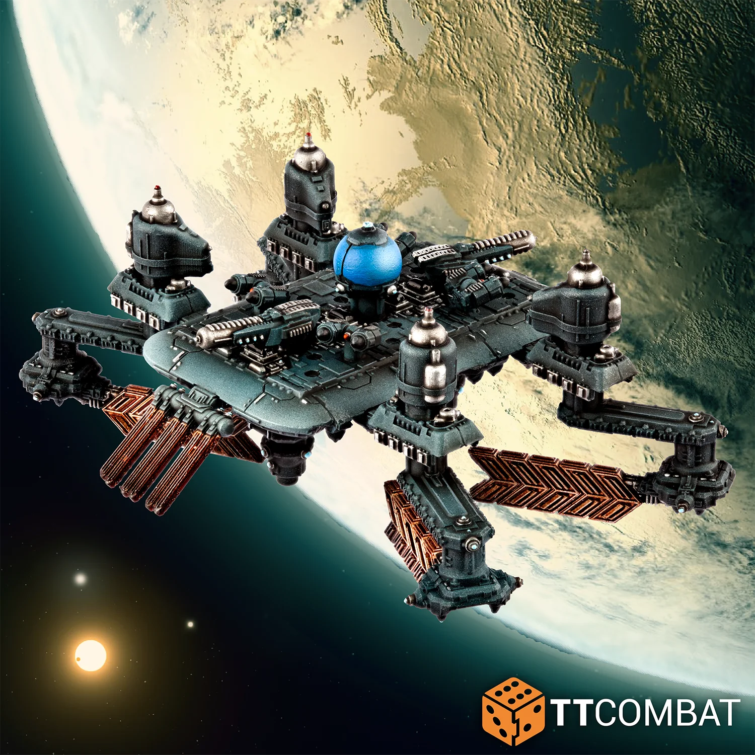 Dropfleet Commander Modular Space Stations Example 1