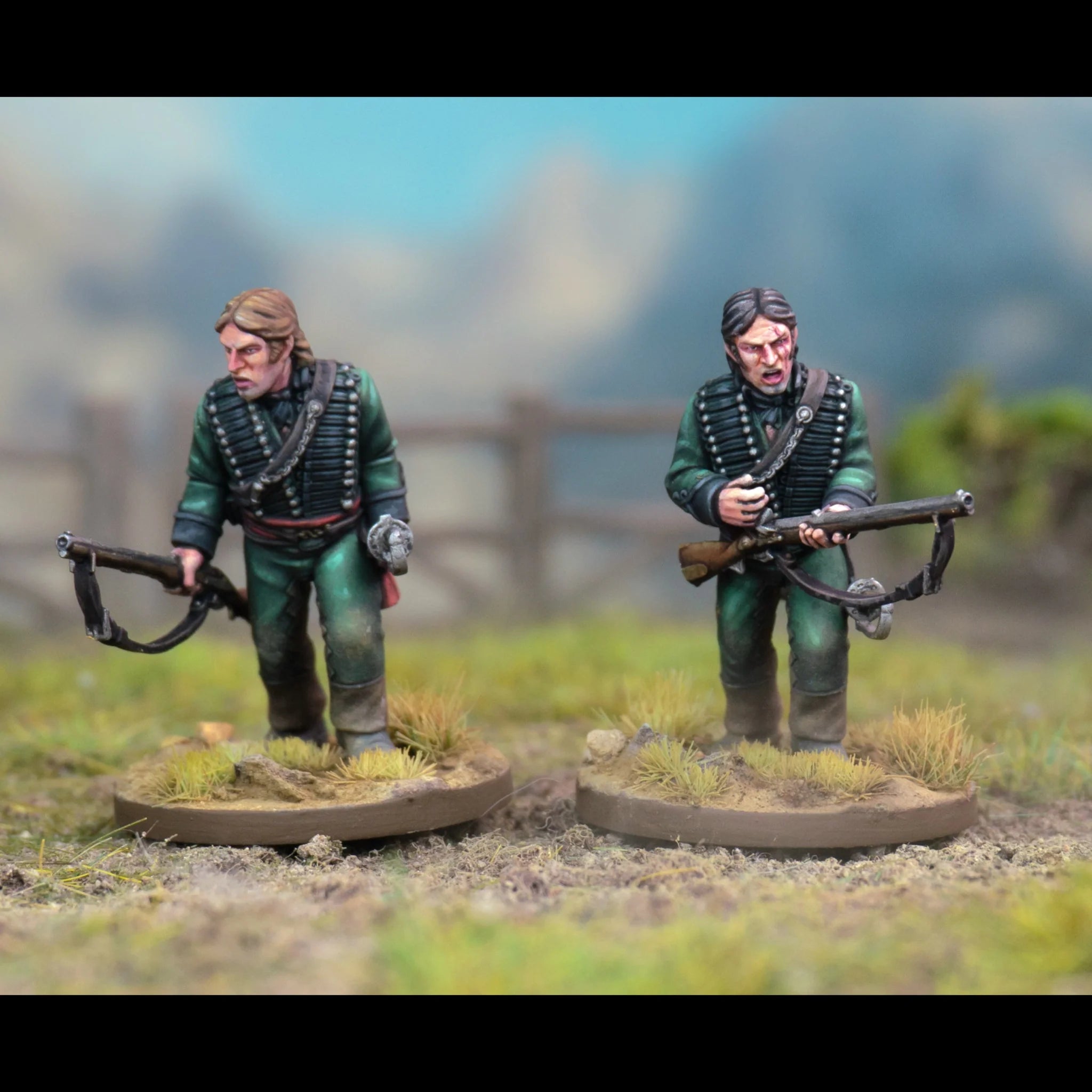 Wargames Atlantic Painted 28mm Richard Sharpe miniatures by Chris Hindmarsh.