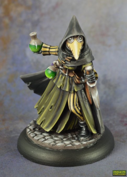 Sister Hazel Plague Doctor 28 mm Scale Plastic Figure - Dungeon Dwellers Collection