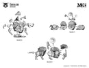 Malifaux (M3E) The Bayou “Squealers”, 32 mm Scale Model Plastic Figure Assembly Instructions