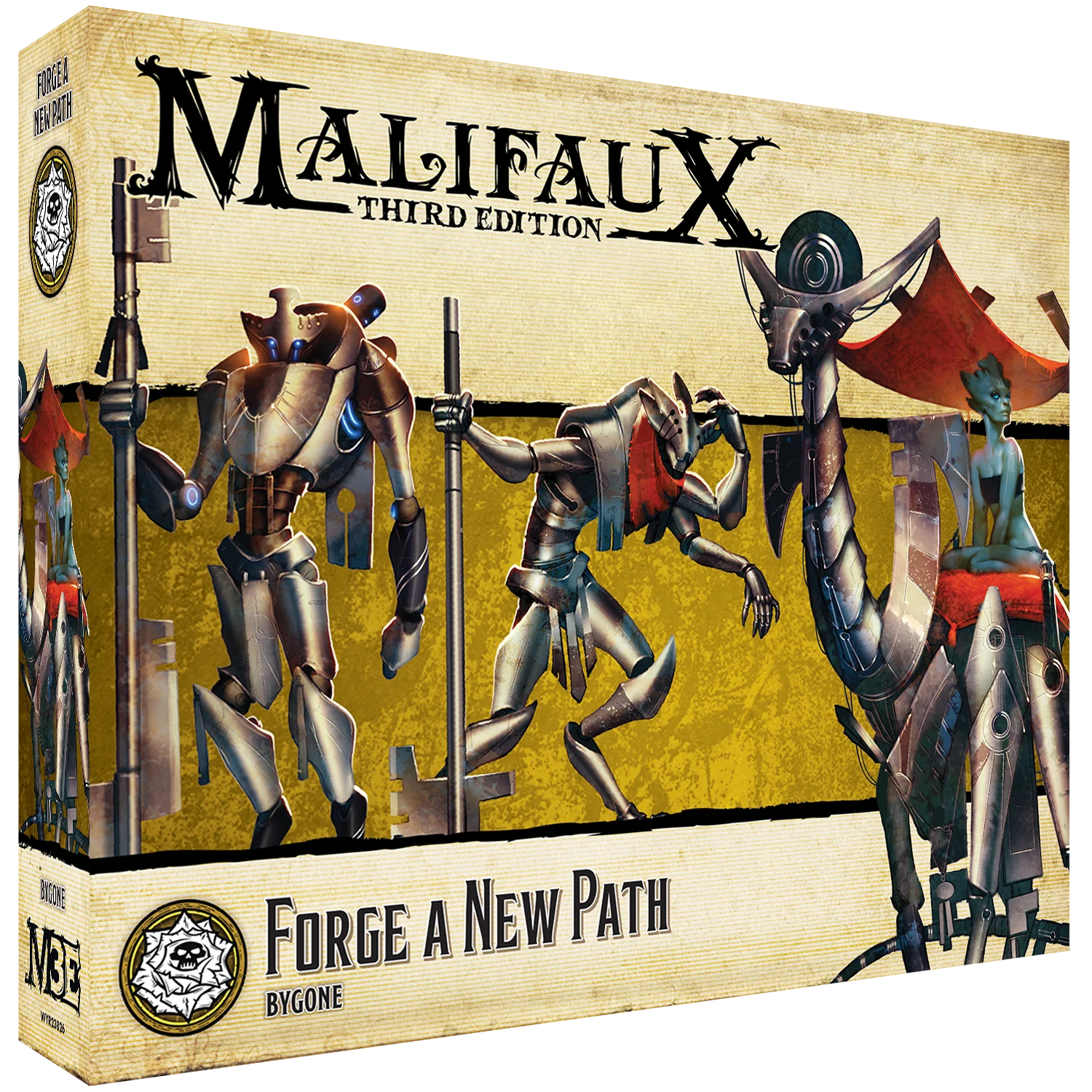 Malifaux (M3E) Outcast Bygone “Forge A New Path”, 32 mm Scale Model Plastic Figures