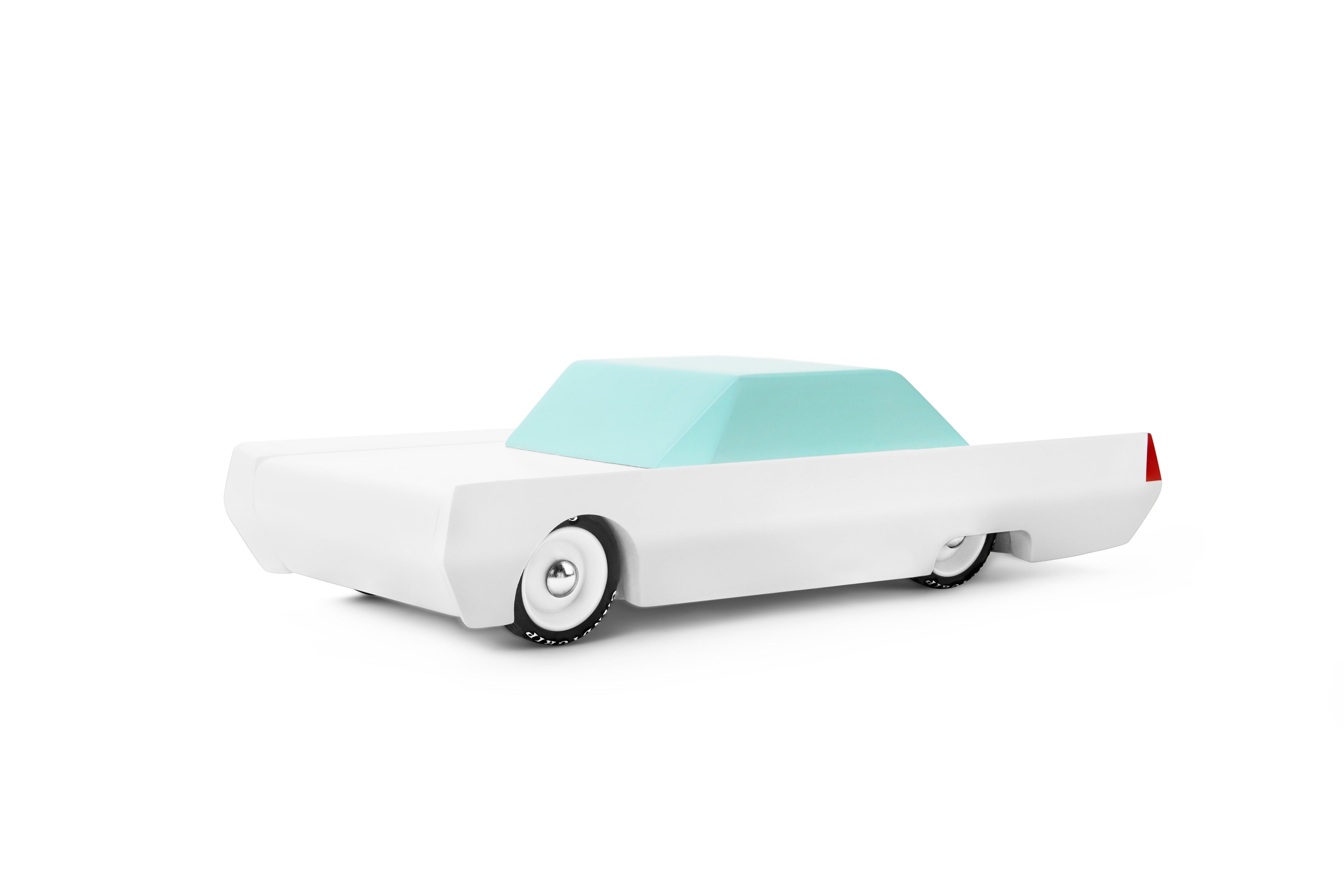 White Beast Wooden Toy Car