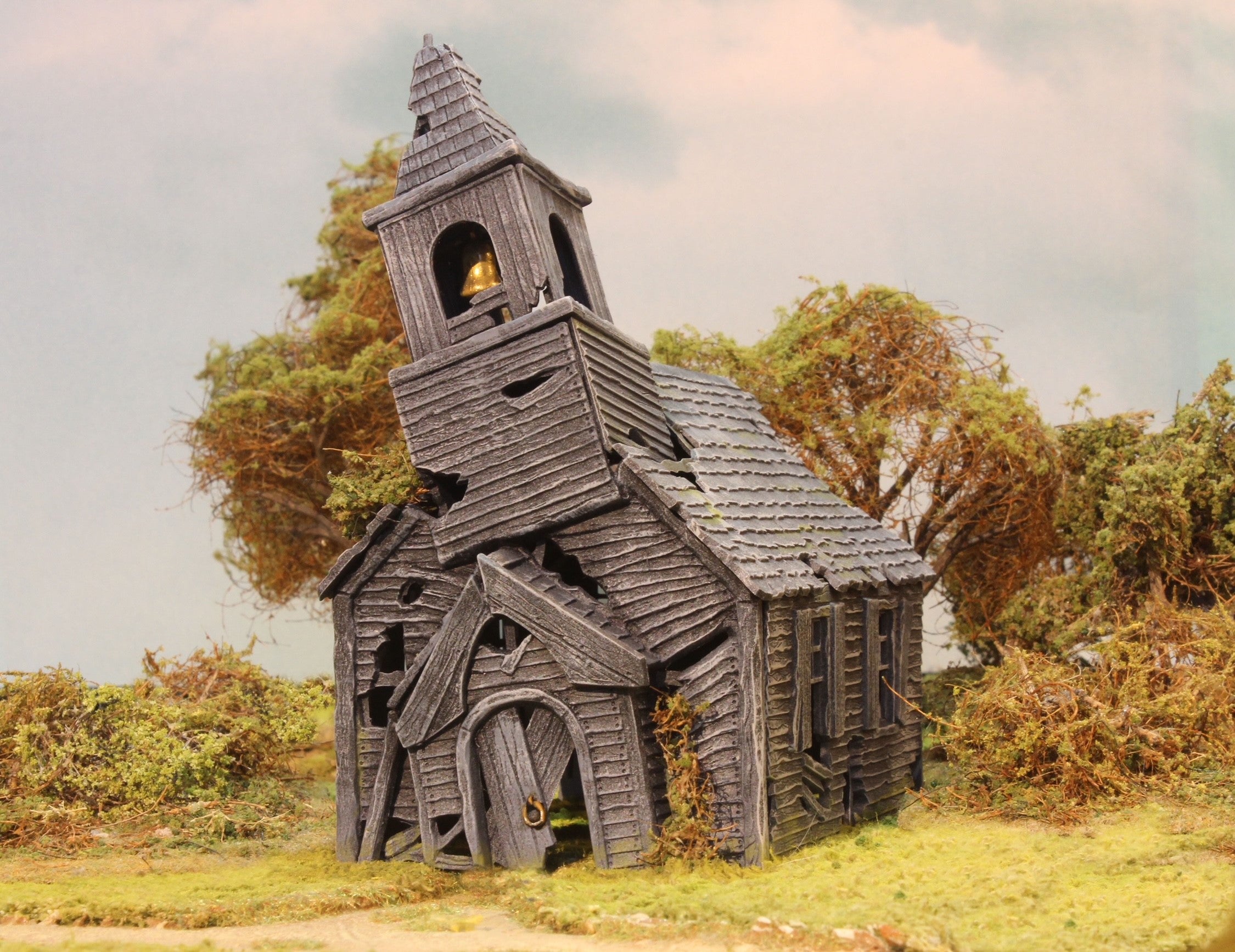 Ramshackle Church 28mm Scale Scenery
