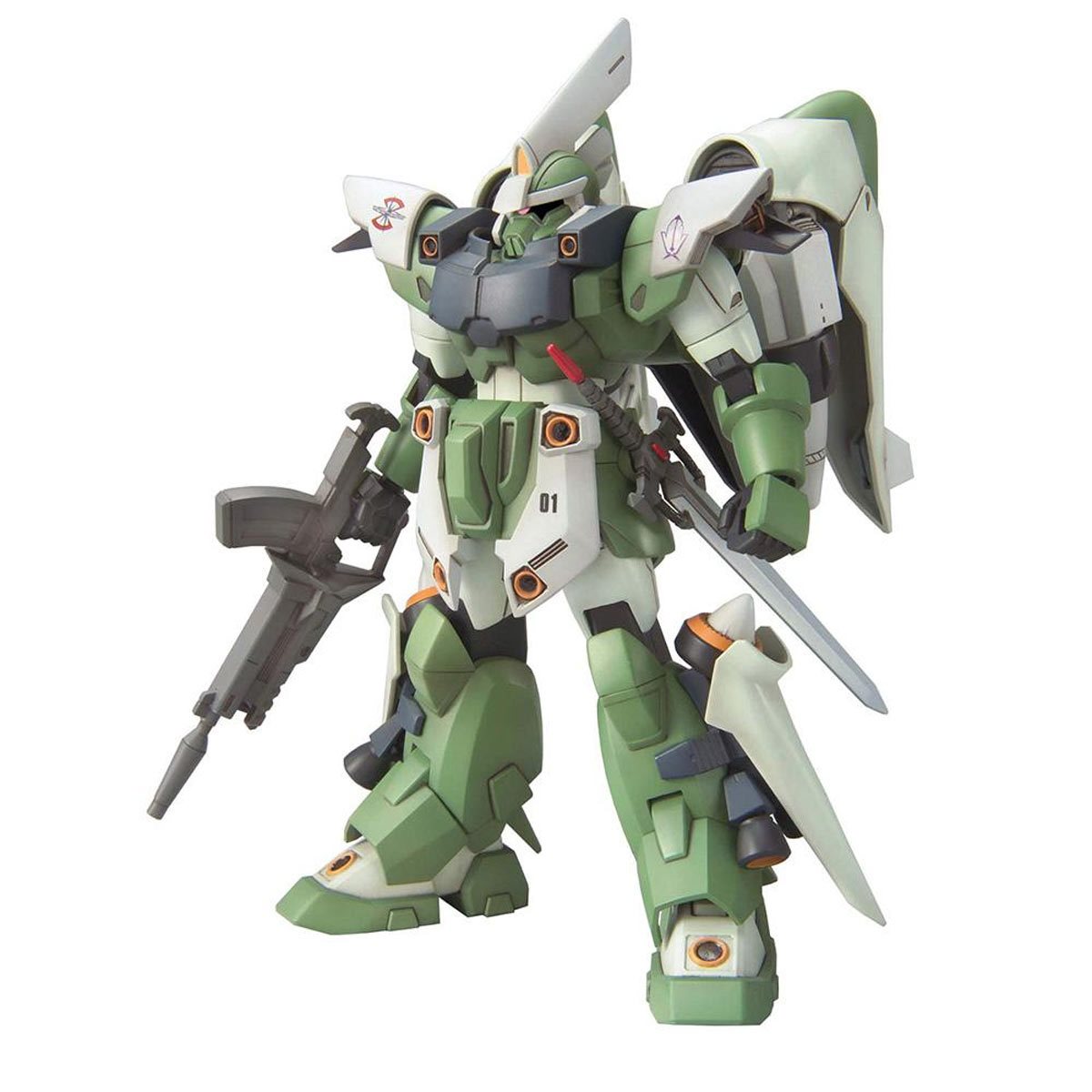 Mobile Suit Gundam Seed MSV, High Grade ZGMF-1017M GINN High Maneuver Type. 1:144 Scale Model Kit Completed Example