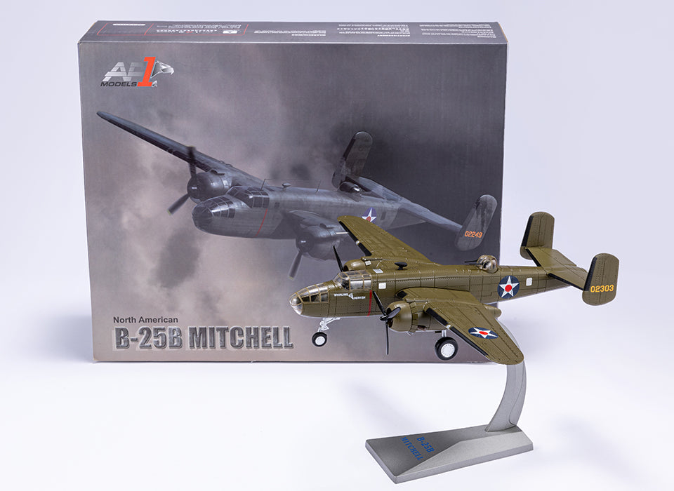 North American B-25B Mitchell “Whirling Dervish” Doolittle Raid, 1942 1/72 Scale Diecast Packaging