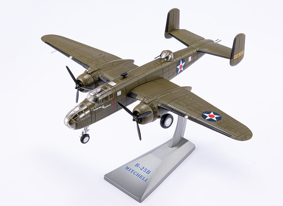 North American B-25B Mitchell “Whirling Dervish” Doolittle Raid, 1942 1/72 Scale Diecast