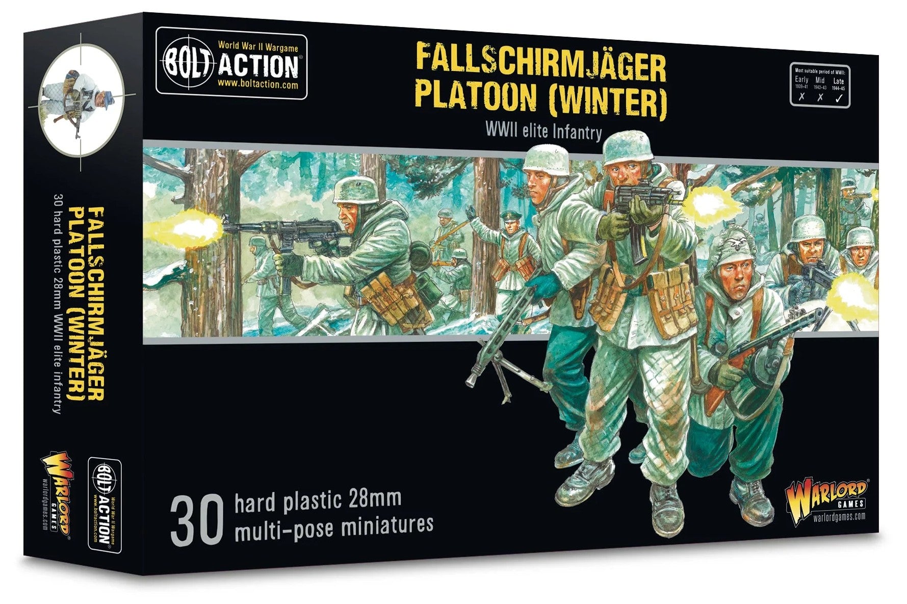 Bolt Action Winter Fallschirmjäger Platoon Box Front