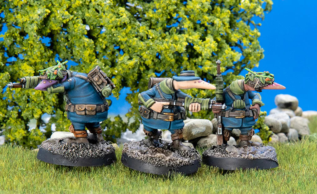 This Quar’s War Coftyran Sharpshooters, 28 mm Scale Model Figures