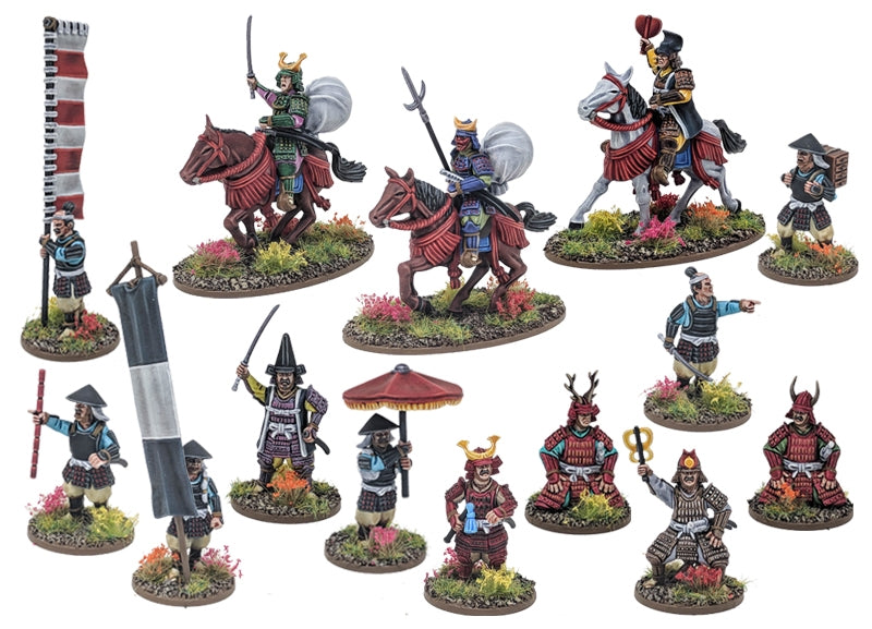 Painted Fireforge Games Samurai Command 28mm Miniatures Display