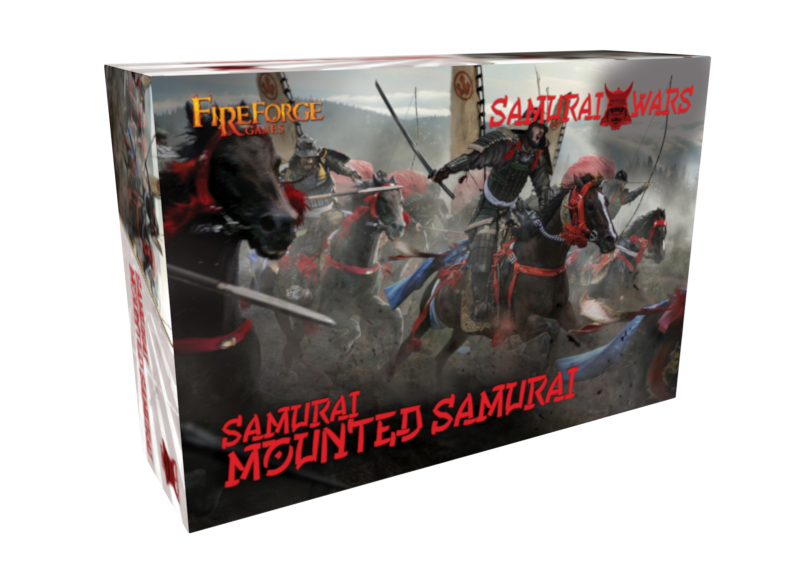 Fireforge Games Mounted Samurai 28mm Box Front – Samurai Wars Series