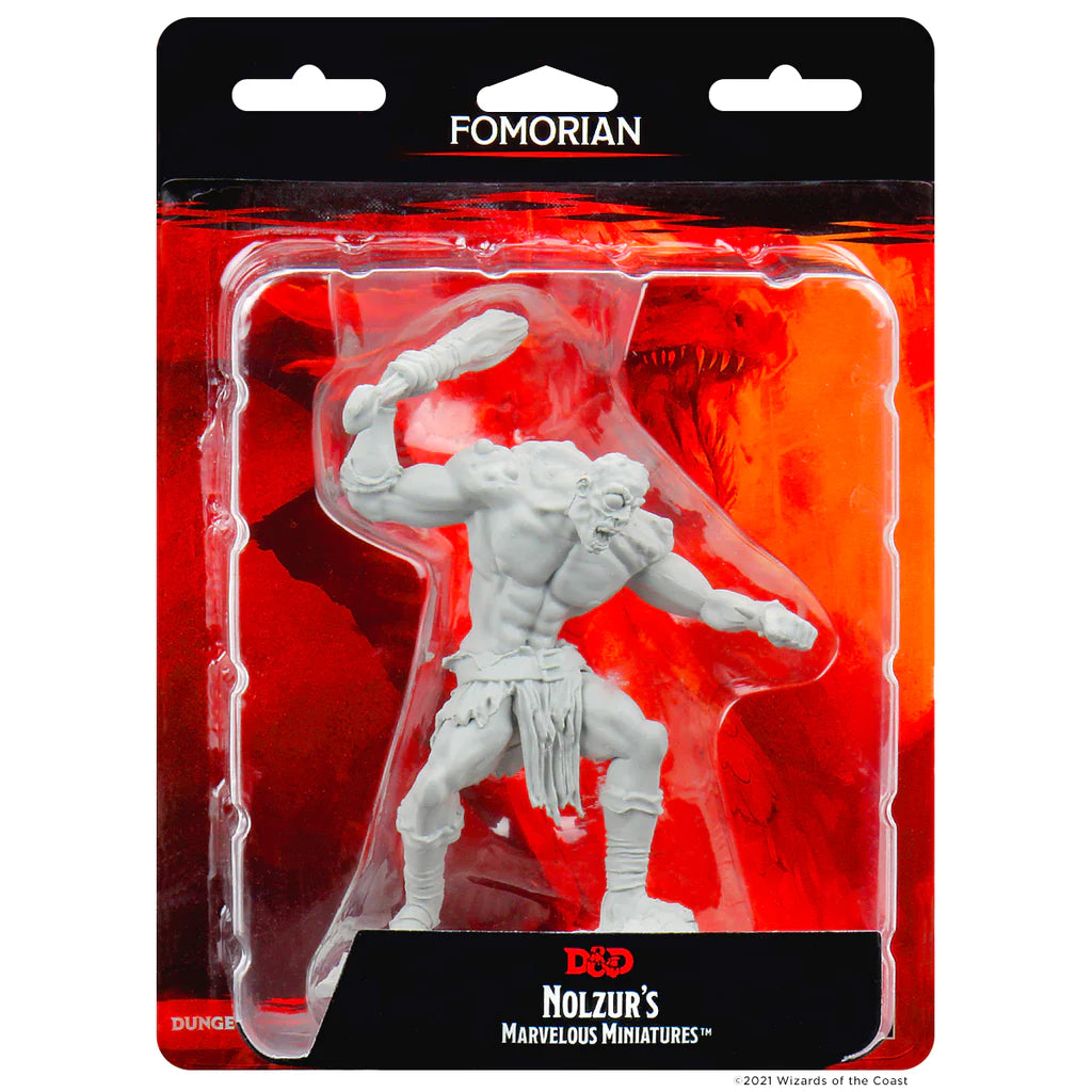 D&D Nolzur’s Marvelous Unpainted Miniatures: Fomorian Packaging