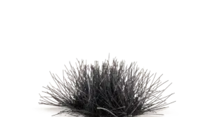 High-density black GamersGrass Alien Void 6mm tuft for high-contrast miniature basing.