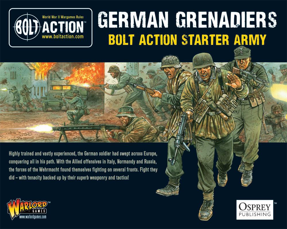 Warlord Games Bolt Action German Grenadiers Starter Army Box Front