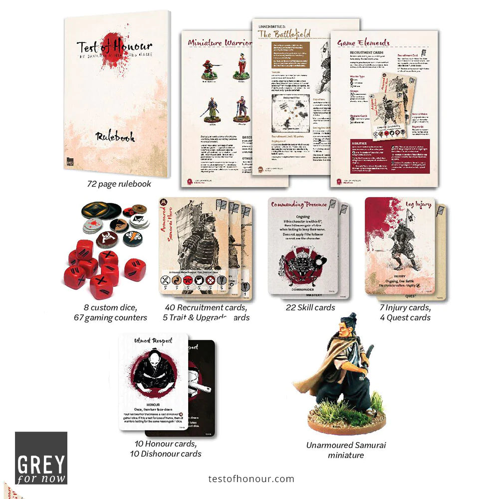 Test of Honour Gaming Set Contents