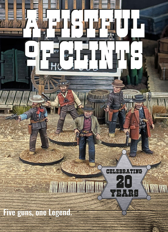 Great Escape Games Dead Man’s Hand A Fistful Of Clints 28mm Scale Metal Miniatures