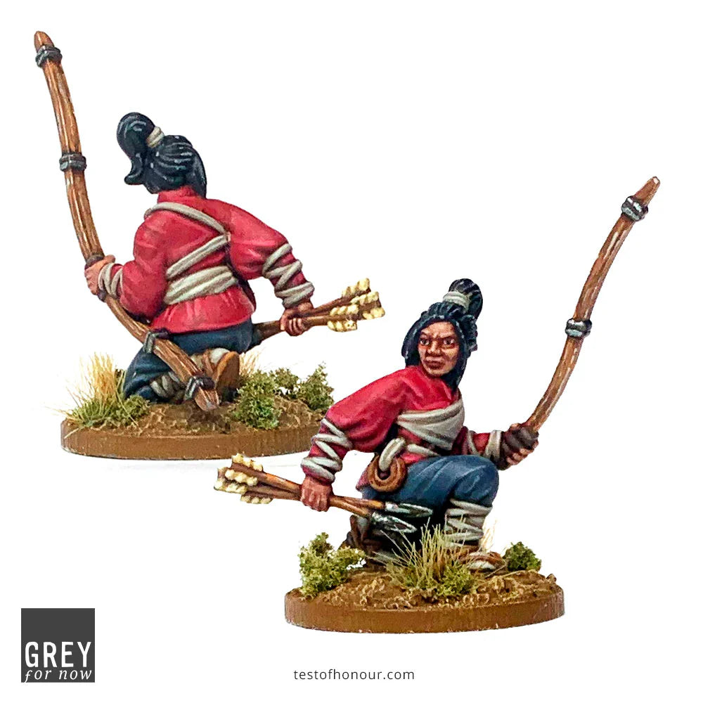 Grey For Now Games Test of Honour Clan Mori Onna Musha 28mm scale