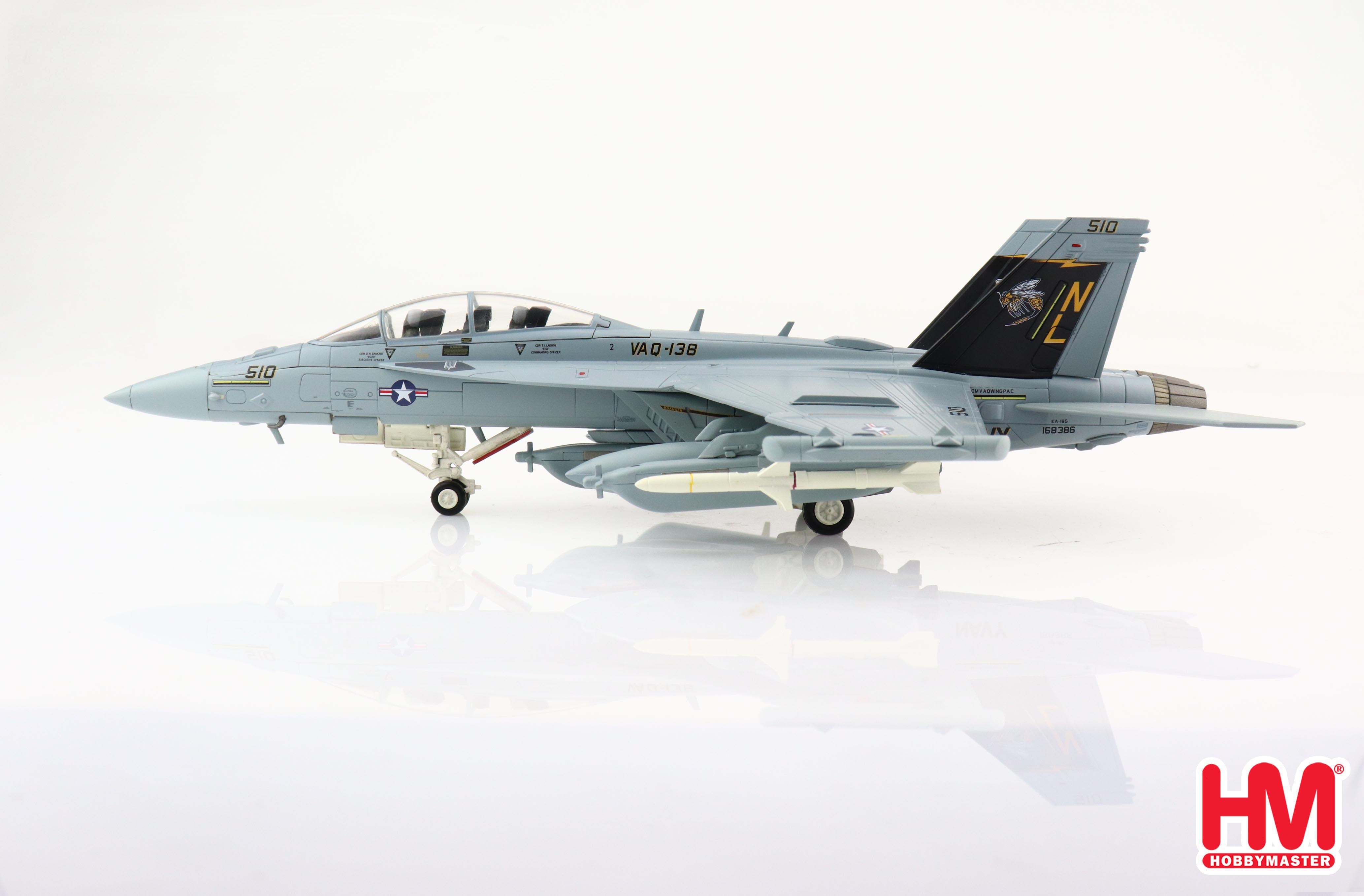 Hobby Master EA-18G Growler VAQ-138 Yellow Jackets Left Side View