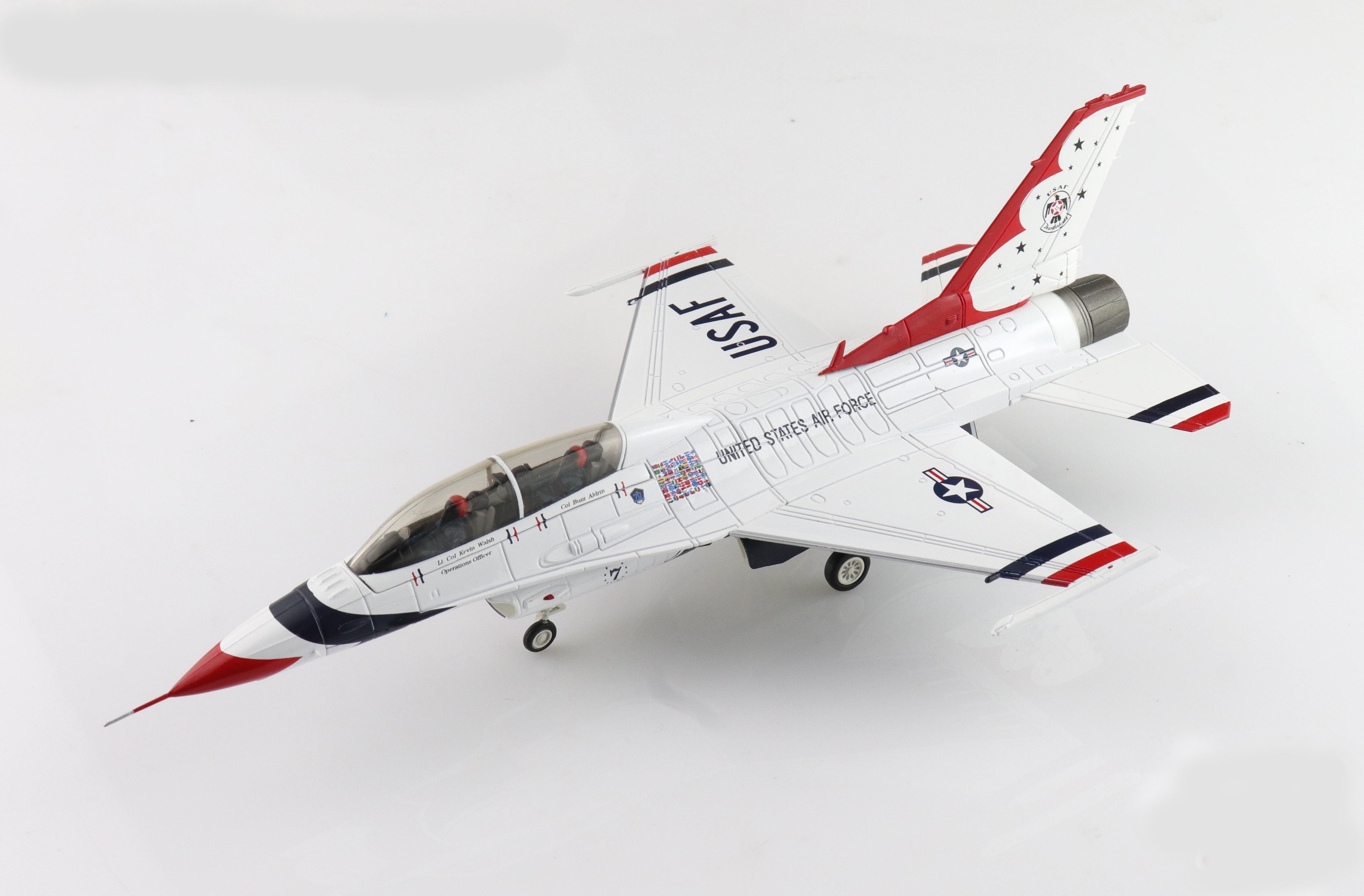 Hobby Master F-16D Thunderbirds #7 2017 1:72 Scale Diecast Aircraft Model