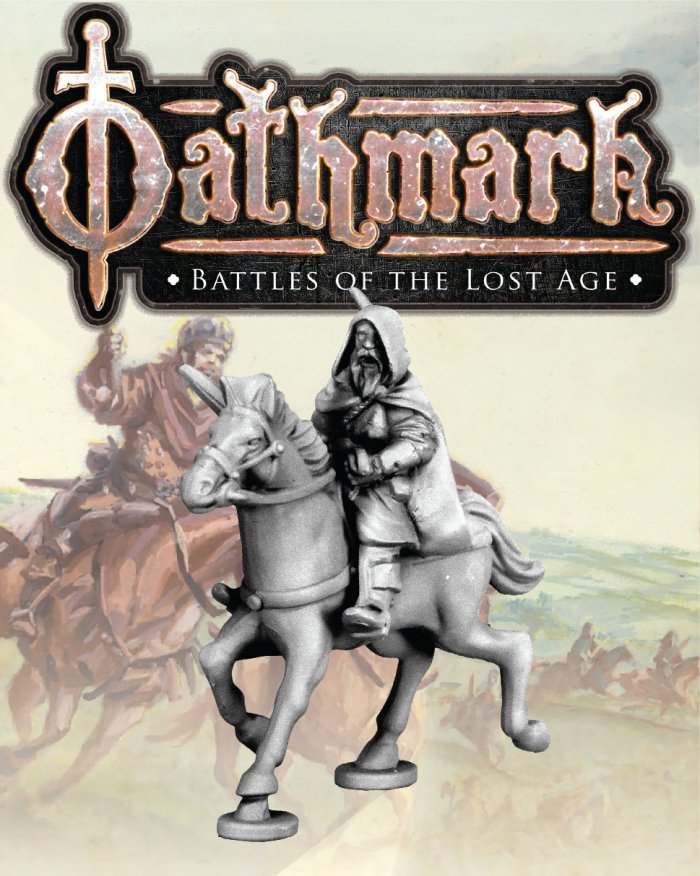 Oathmark Mounted Human Ranger Champion, 28 mm Scale Metal Figure