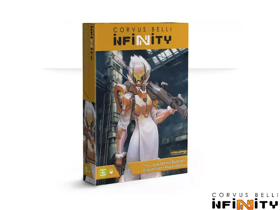 Corvus Belli Infinity Yu Jing White Banner Expansion Pack Alpha box front